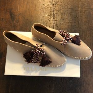 Ulla Johnson cream moccasins, size 37